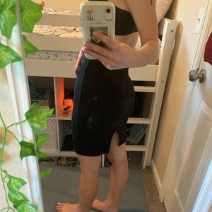 black forever 21 pencil skirt